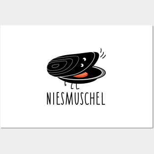 funny mussel sneezes Posters and Art